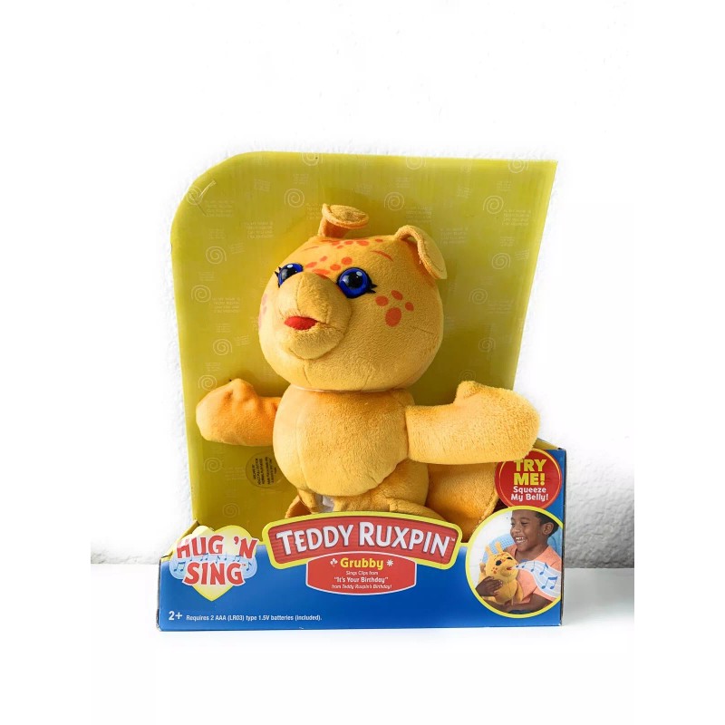 Teddy Ruxpin Hug N Sing Plush - Grubby