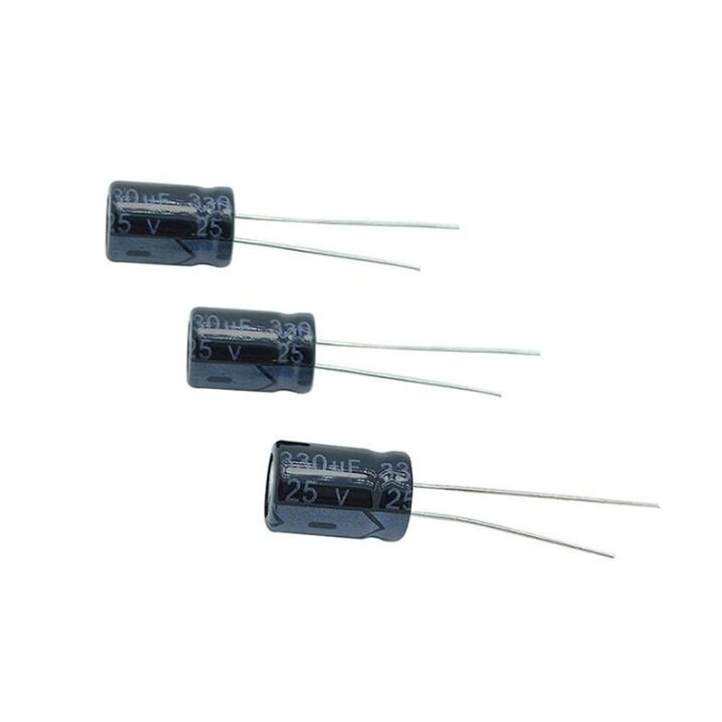 YFFSFDC Electrolytic Capacitors, 24 Types, 500 Pieces, Electronic Parts Bag,