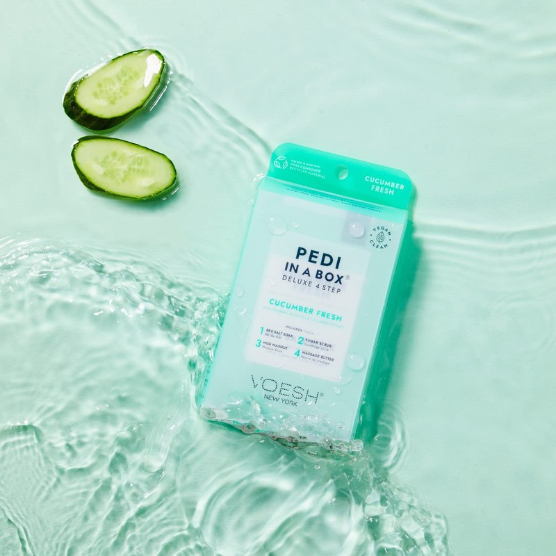 Voesh Pedi in a Box (4 Step) - Cucumber Fresh