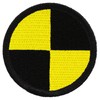 Crash Test Patrol Patch - 2" Diameter Round Embroidered Patch