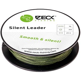 Zeck Silent Leader 20 m Braided Line Catfish Leader, Diameter / Load Capacity: 1.3 mm / 117 kg