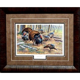Peck and Gartner Cynthie Fisher Spring Strut Wild Turkey Print