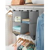 Whitmor 4 Section Fabric Closet Organizer Shelving with Built In