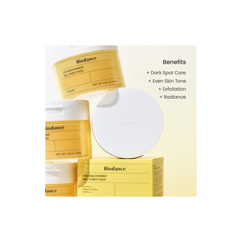 [Biodance] Vita Niacinamide Gel Toner Pads 60Pads