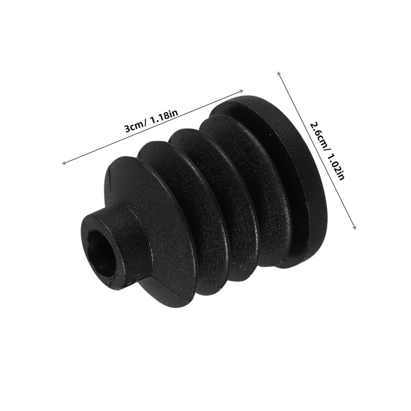 STOBAZA 10pcs Caster Rubber Sleeve Wheel Sockets Caster Replacement Inserts