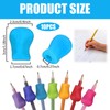 strrng 10 Pieces Pencil Grips for Children Handwriting,Pen Grips,Suitable for