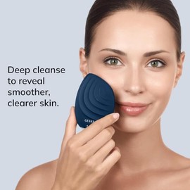 GESKE | Cepillo facial SmartAppGuided™ 5 en 1 | Cepillo de limpieza facial eléctrico | Cepillo de silicona suave | Limpieza facial profesional | Dispo