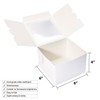 Huoshange Cookie Boxes with Window 6x6x4 Inch 50 Pack Premium