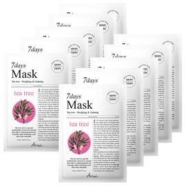 Ariul Mascarilla Coreana 7 Days Mask Heartleaf P  Mascarilla Facial Coreana Calmante E Hidratante Con Pantenol Y Ceramida, Hidratante Y Calmante,...  
