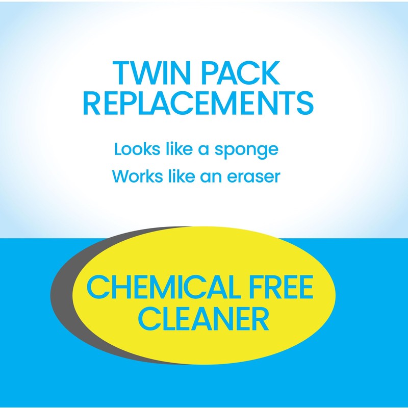 White Magic Shower Eraser Sponge Refill, Yellow, 15 x 8