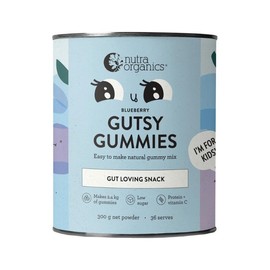 Nutra Organics Gutsy Gummies Powder Blueberry 300g
