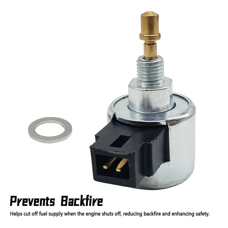 596039 Carburetor Fuel Solenoid Compatible with Briggs & Stratton Fuel