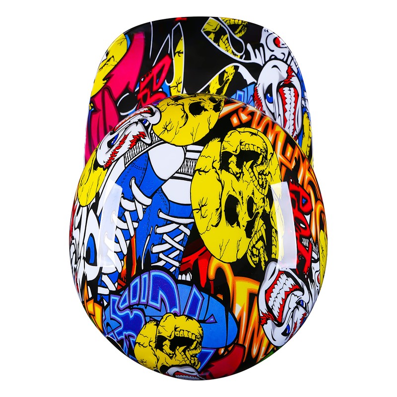 Yesmotor Baseball Style Cap Retro Motorcycle Helmet Unisex-Adult - DOT