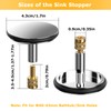 1 x Bath Plug Sink Plug 43 mm Bath Plug