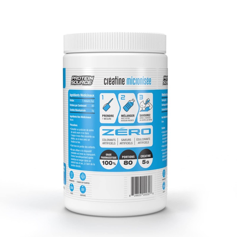 Protein Source Creatine Monohydrate Powder | Micronized 400G - Increase