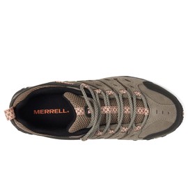 Merrell Women's CROSSLANDER 2 Hiking Shoe, BOULDER/PEACH, 9.5 M US