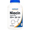 Nutricost Niacin (Vitamin B3) 500mg, 240 Capsules - with Flushing,
