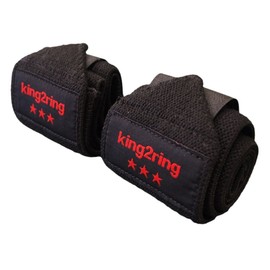 king2ring Wrist Wrap, 23.6 inches (60 cm), 0.04 inch (1 mm) Thick, Rubber Mixing Material, 4.3 inches (11 cm), Strong Velcro Tape, PK360 Kai (Black)