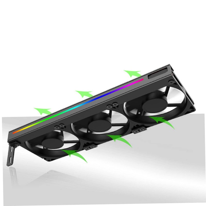 Gadpiparty GPU Fan Cooler with Argb Connector Triple Fan Design