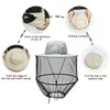 Esteopt 2pcs Head Net Hat, Mosquito Sun Hat with Hidden