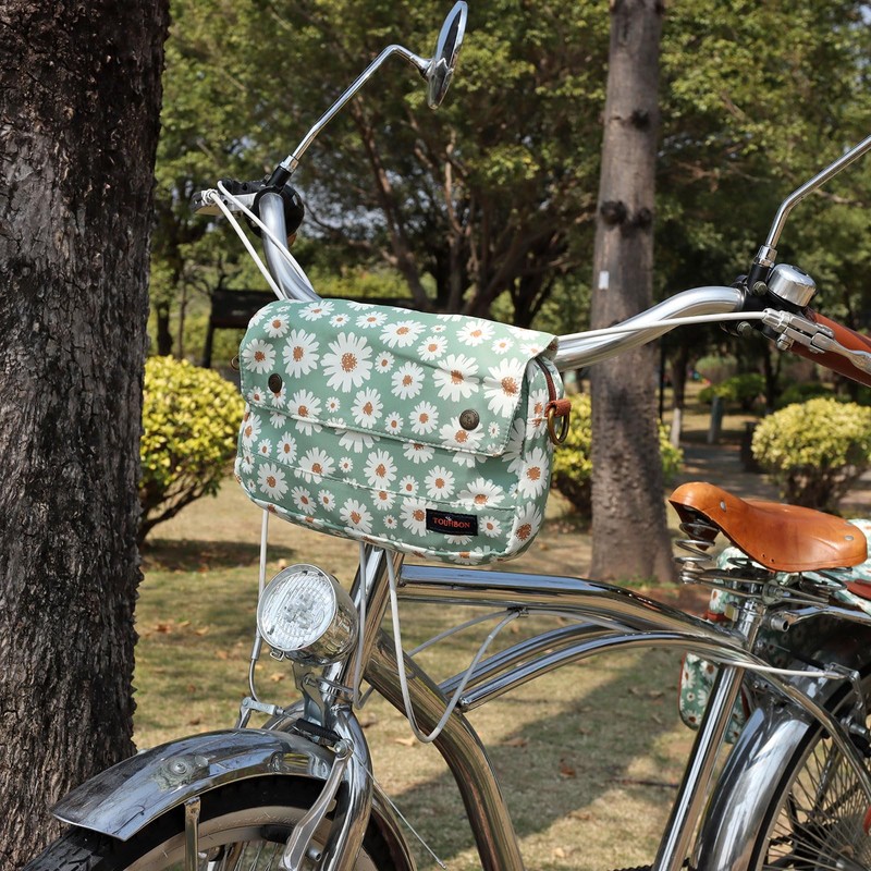 TOURBON Handlebar Bag, Bicycle Frame Bag, Mountain Bike, Road Bike,