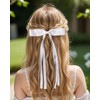KGDUYC 8pcs Women's Hair Bow, Double Layer Tassel Band, Long