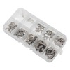 120Pcs Metric 304 Stainless Steel E Clips C Circlip Kit