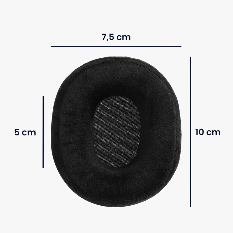 kwmobile 2 x Ear Pads Compatible with AudioTechnica ATH M20x