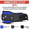 AQF Weight Lifting Belt Back Support Contoured 5.5 Inch Neoprene
