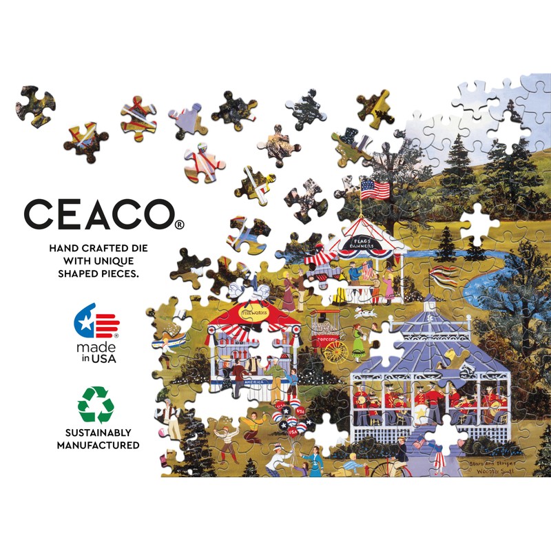 Ceaco - Jane Wooster Scott - Stars & Stripes II