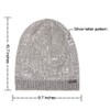 LADYBRO Fashion Slouch Beanie for Women Printed Beanies Wool Knit