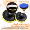 Rustark 10Pcs Polishing Wheel Wool Buffing Pad Microfiber Pads Assortment