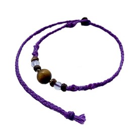 [Kubakasaya] Kibi Sanga Misanga Bracelet, Anklet, Okinawa Limited Accessories, Sugarcane Yarn, Kibisanga, Lite Amulet Series, One size, Stone Polyester
