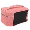 PU Leather Portable Makeup Bag Travel Handheld Detachable Waterproof Toiletry