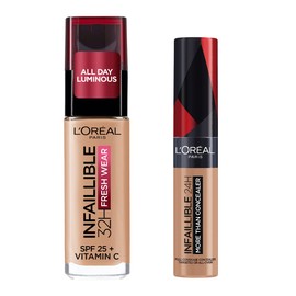 L'Oreal Paris, Infallible Kit Base De Maquillaje Y Corrector