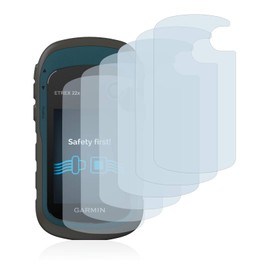 Savvies 6 Pack Screen Protector compatible with Garmin eTrex 22x Protection Film Clear