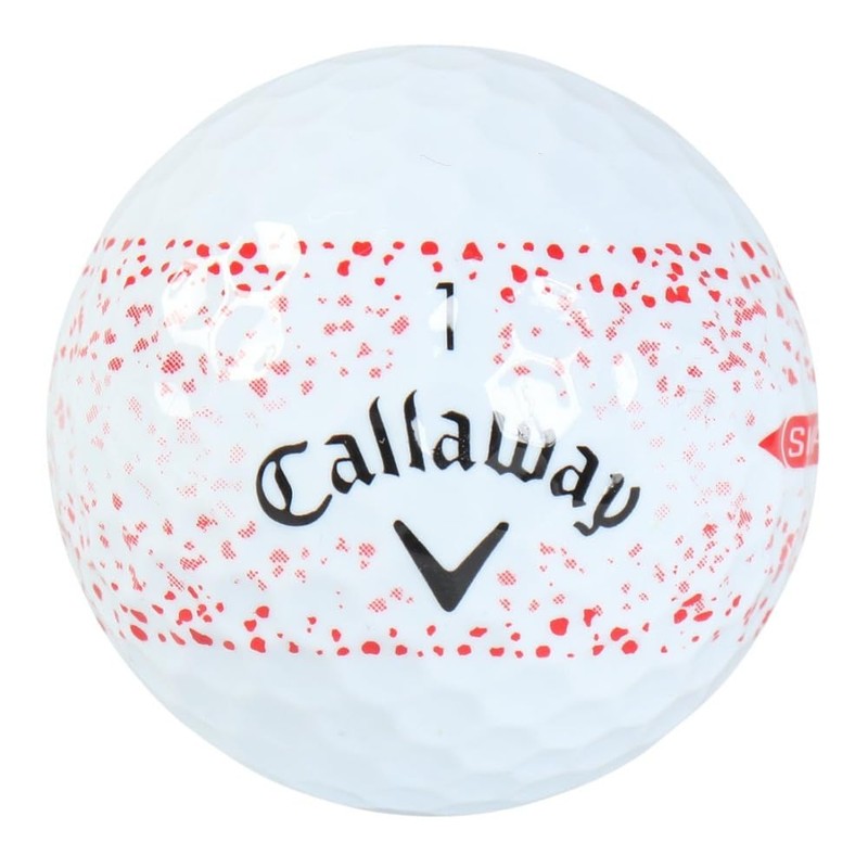 Callaway Golf Balls SUPERSFT 25 RED SPLATTER 3B SLEEVES (3