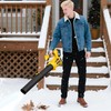 Leaf Blower Cordless with Battery and Charger, 21V Electric Cordless