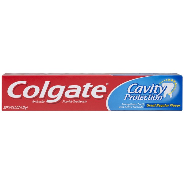 Colgate Cavity Protection Toothpaste with Fluoride, Mint, 6 Oz