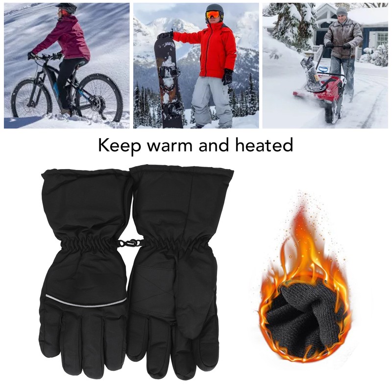 Electric Heated Gloves Winter Insulated Heating Gloves for Outdoor Sports