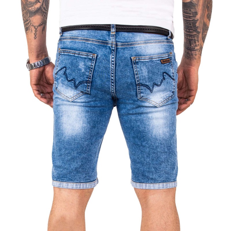 Rock Creek Denim M50 Men's Shorts (Rc-2217) - Blue -