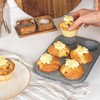 Salter BW02778G Marblestone 6 tassen Muffin-Backform - Muffinform, Antihaft Muffinblech