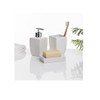 Tatay Thai Soap Dish, ABS, White, One Size