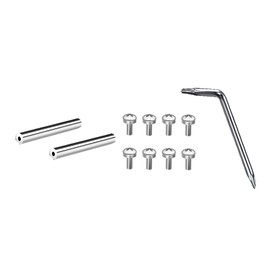 ONEONTA AirTag Dog Collar Holder Accessories - 1 Screwdriver, 8 M2 x 6 Screws, 2 Stainless Steel Bars, Replacement Tool Set for ONEONTA Airtag Dog Collar Holder and Dog Collar Airtag