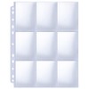 HERKKA Trading Card Sleeve Pages, 100 Pack 9 Pocket Album