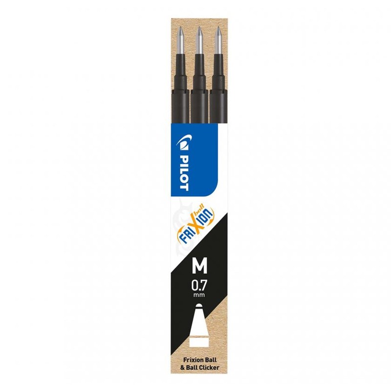 Pilot Frixion Erasable Heat / Friction Refills, Medium Line 0.7mm,