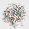 200 Pcs Nail Gun Nails 7.3mm, Steel Round Nail for