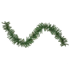 Northlight Pre-Lit Winona Fir Artificial Christmas Garland-Clear Lights, 9' x 12", Green