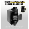 2 Pack Heavy Duty Weld-On Gate Hinges, Supports 1100lbs, Durable