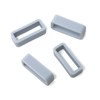 Honbay 4PCS 18mm Rubber Replacement Watch Band Loops Silicone Watch